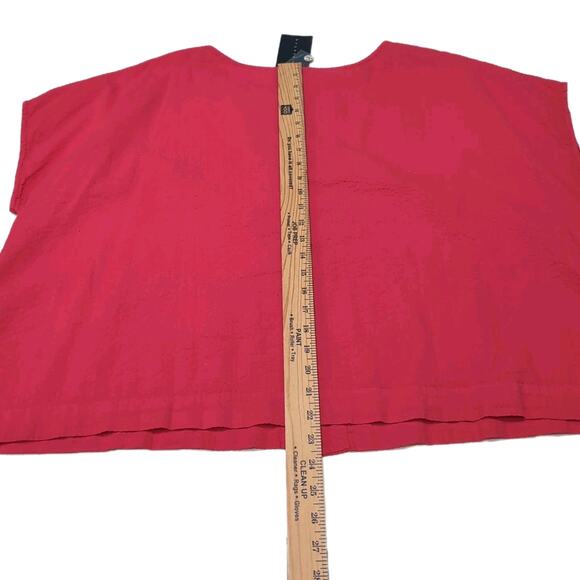 Bryn Walker Bessie Shirt Size XXL Lantana Pink Button Front Lagenlook NEW NWT - Picture 15 of 16